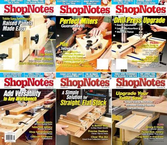 ShopNotes №133-138 (January-December 2014). Архив 2014