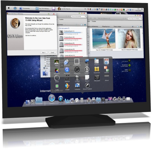Mac Lion Skin Pack 13.0 for Windows 7