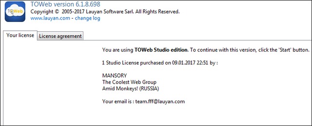 Lauyan TOWeb 6.1.8.698 Studio Edition