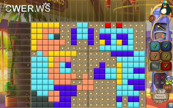 скриншот игры Fantasy Mosaics 35: Day at the Museum