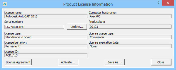 Autodesk AutoCAD 2015