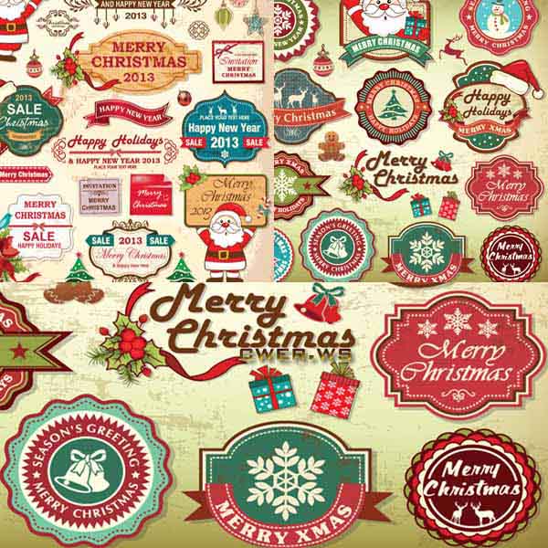 Декоративные новогодние элементы