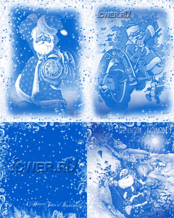 Новогодние фоны