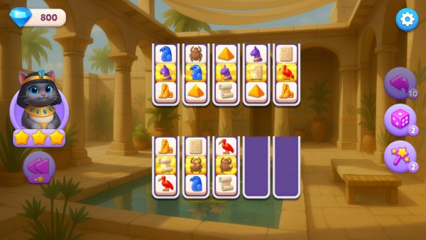 Sort Pawzzle: Paws of Pharaoh