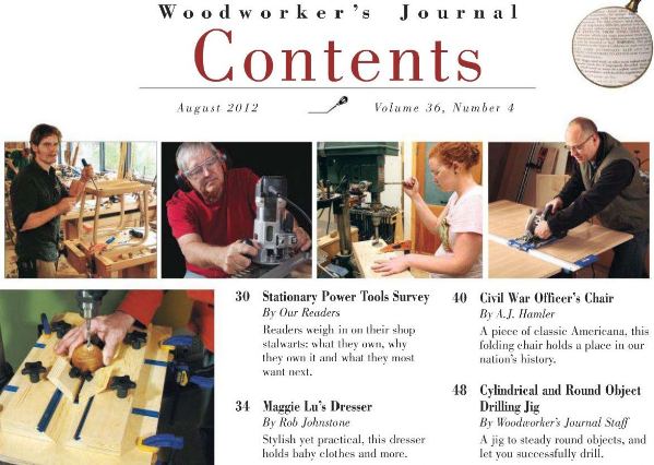 Woodworker's Journal №4 (August 2012)с