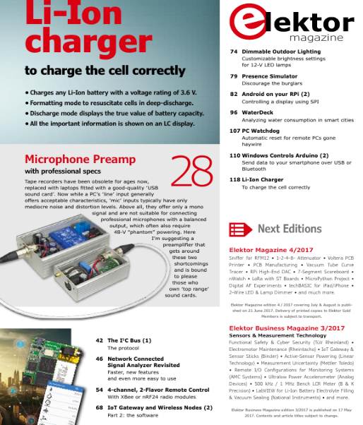 Elektor Electronics №5-6 (April-May 2017)с1